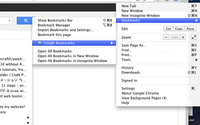 Unofficial Google Bookmarks截图1