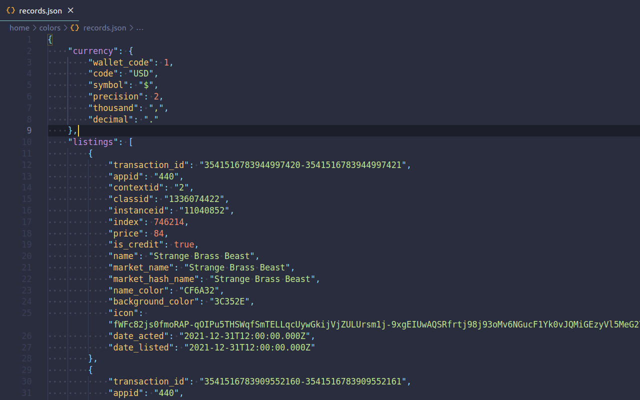 Steam Market History Cataloger截图1