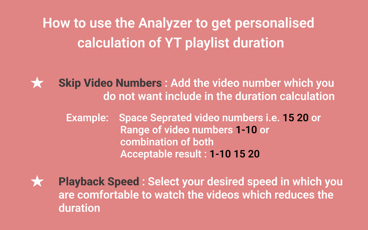 YouTube Playlist Duration Analyzer截图4
