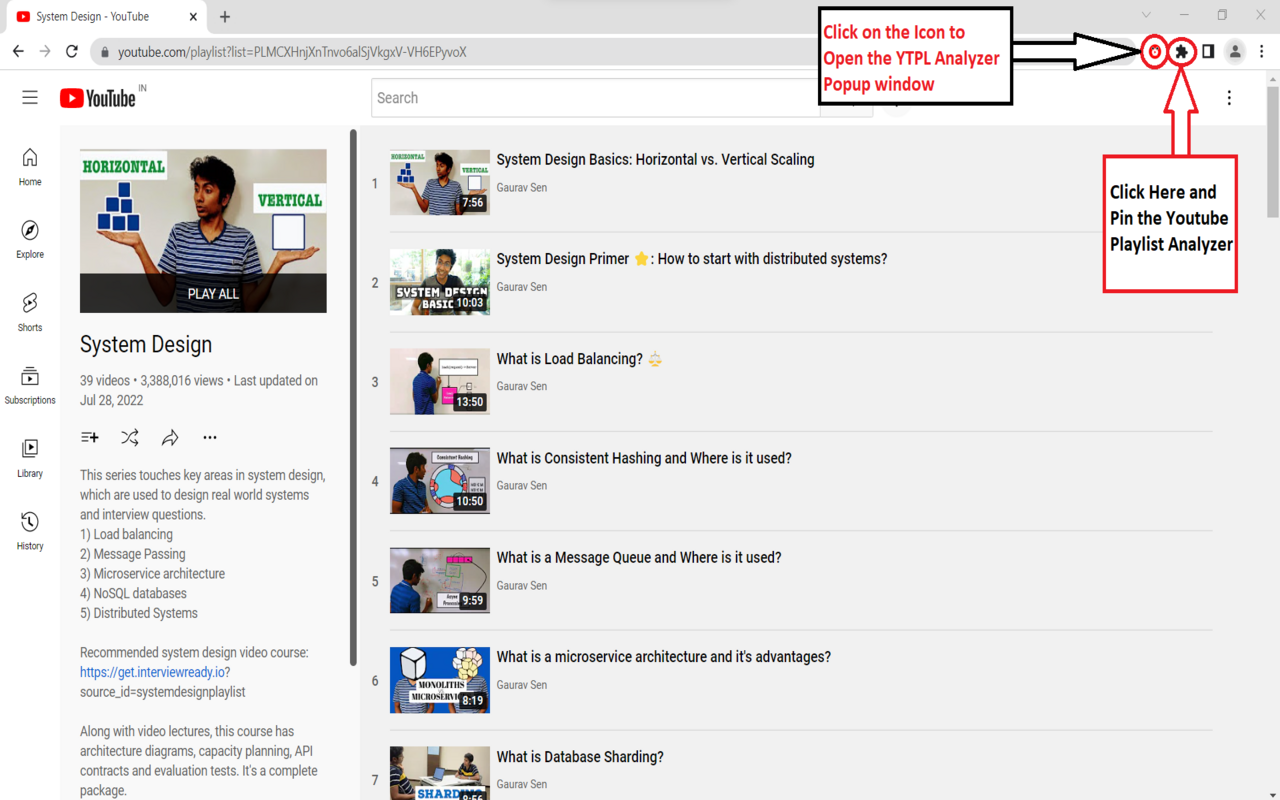 YouTube Playlist Duration Analyzer截图5