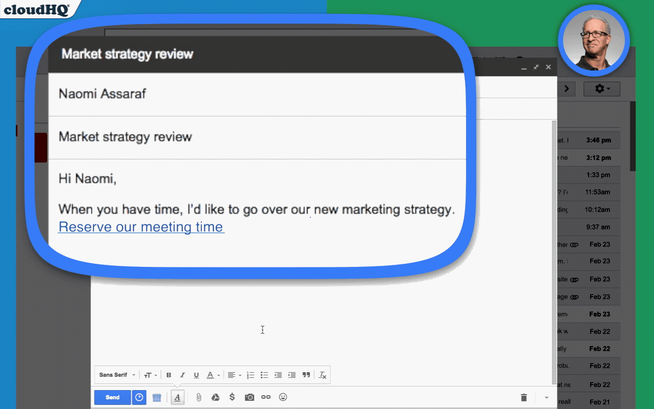 Meeting Scheduler for Gmail™ by cloudHQ截图2
