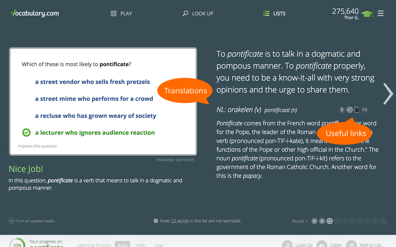 Vocabulary.com Enhancer截图3