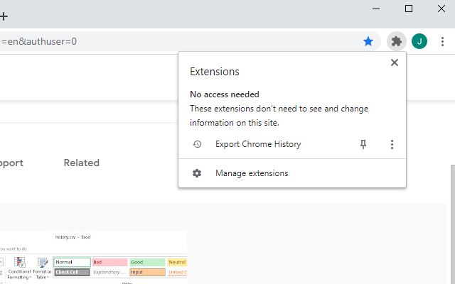 Export Chrome History截图2