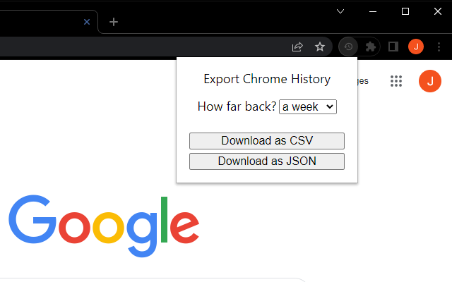Export Chrome History截图3