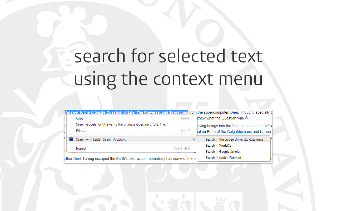 Leiden Search Assistant截图1