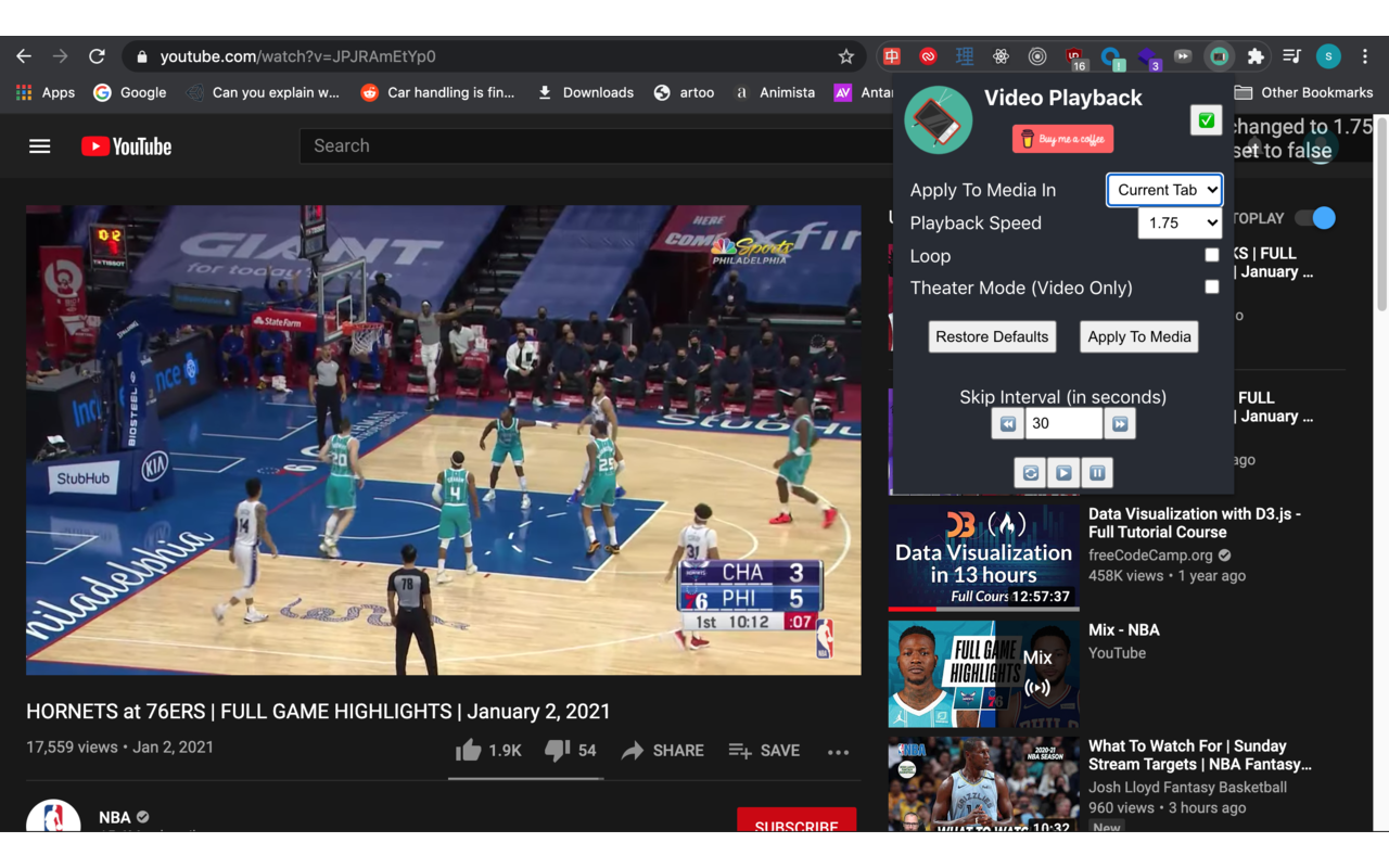 Video Playback Extension截图1
