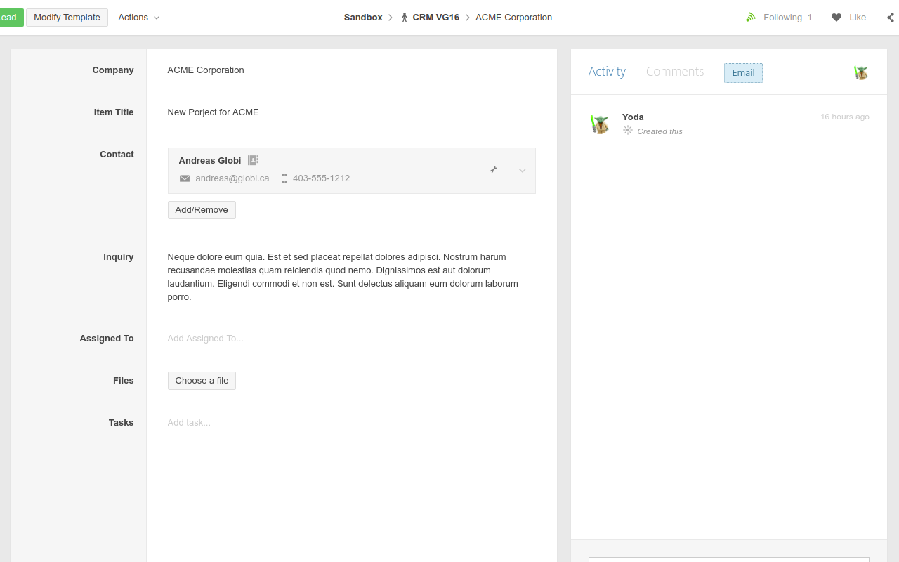 GlobiMail for Podio截图2