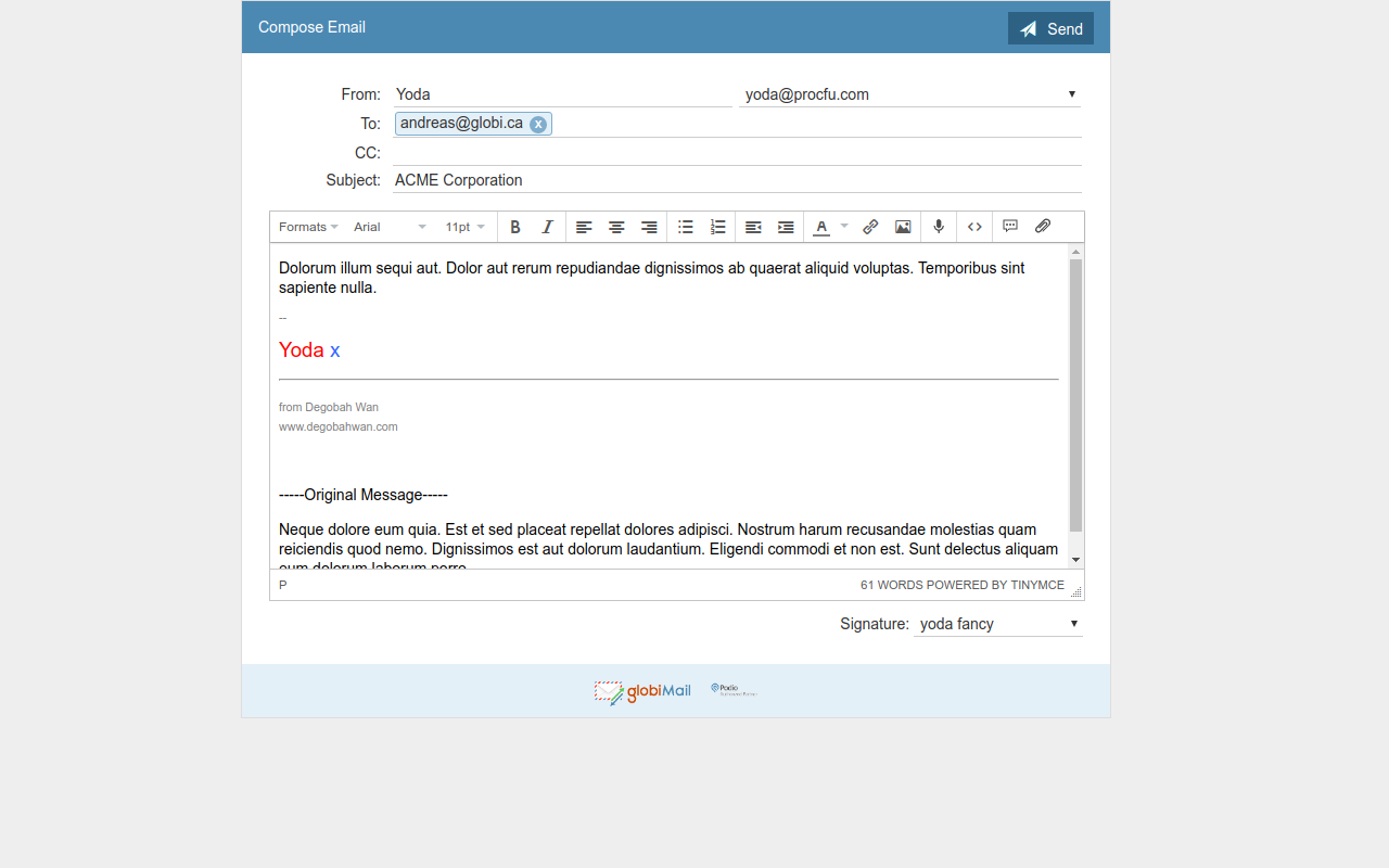 GlobiMail for Podio截图3