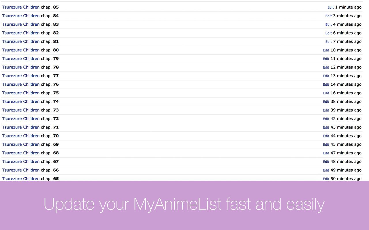 patchouli-chan: auto-sync your MAL截图1