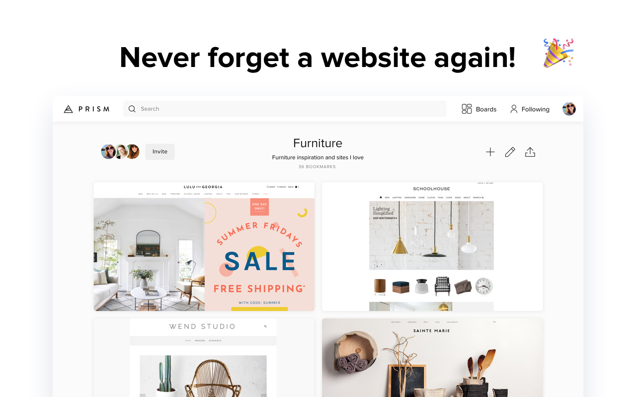 Prism - Visual Bookmarks截图2