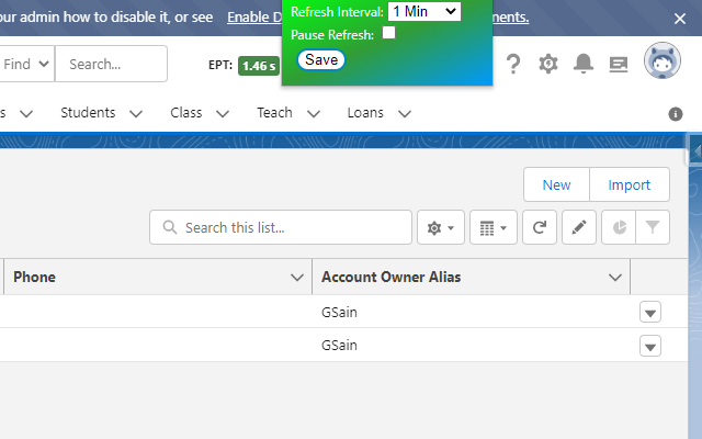 Salesforce Grid Refresher截图1