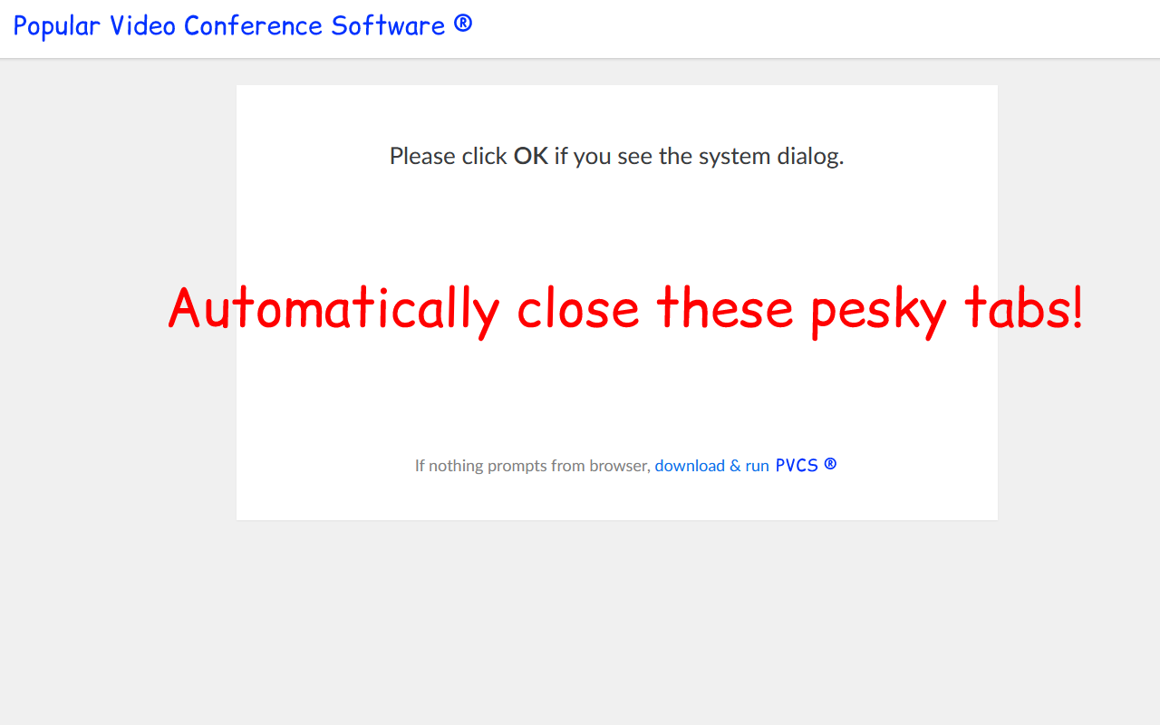 Tab Closer for Zoom截图1