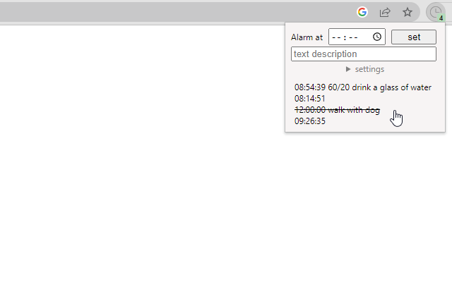 Lightweight Alarm clock截图1