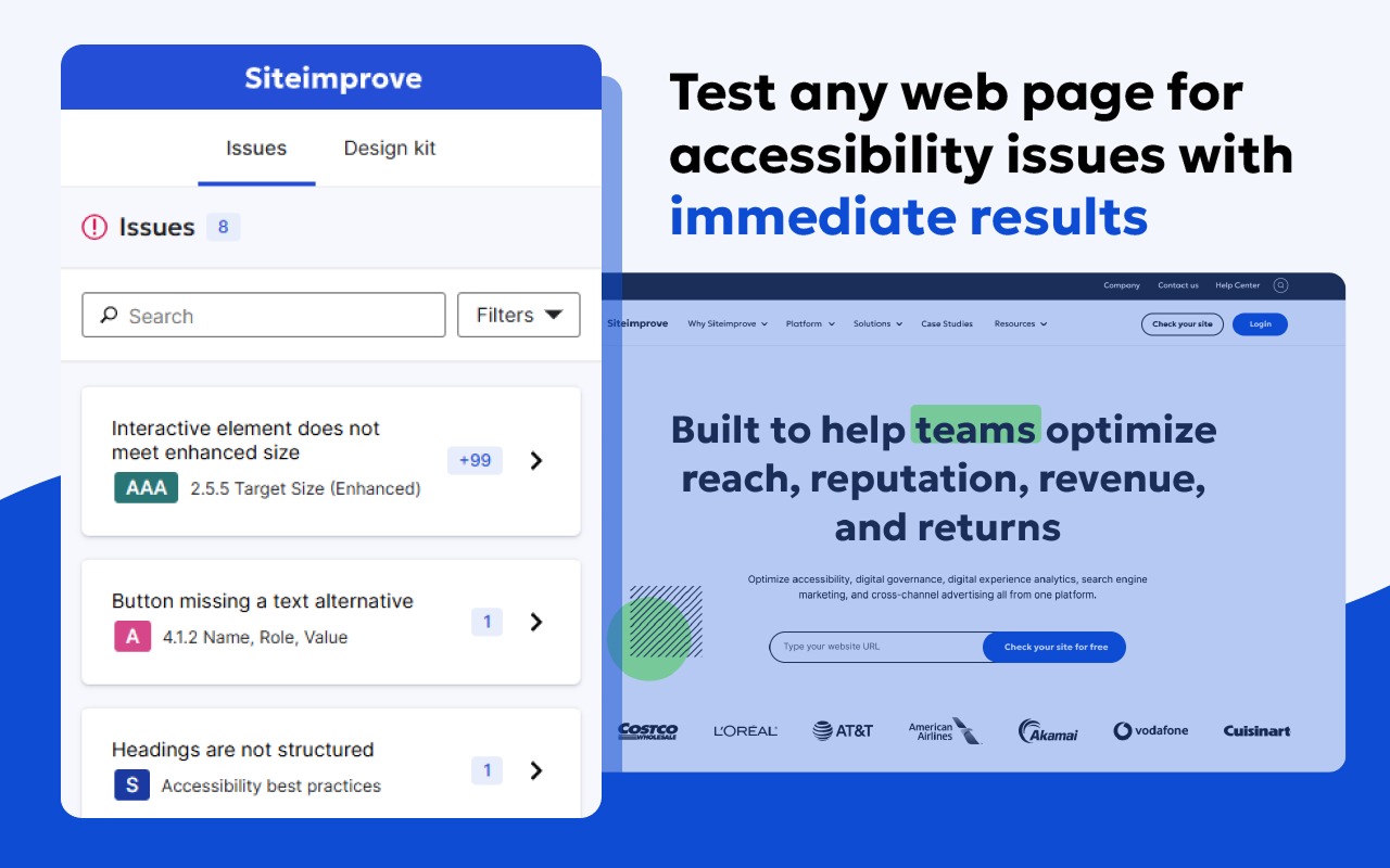 Siteimprove Accessibility Checker截图3