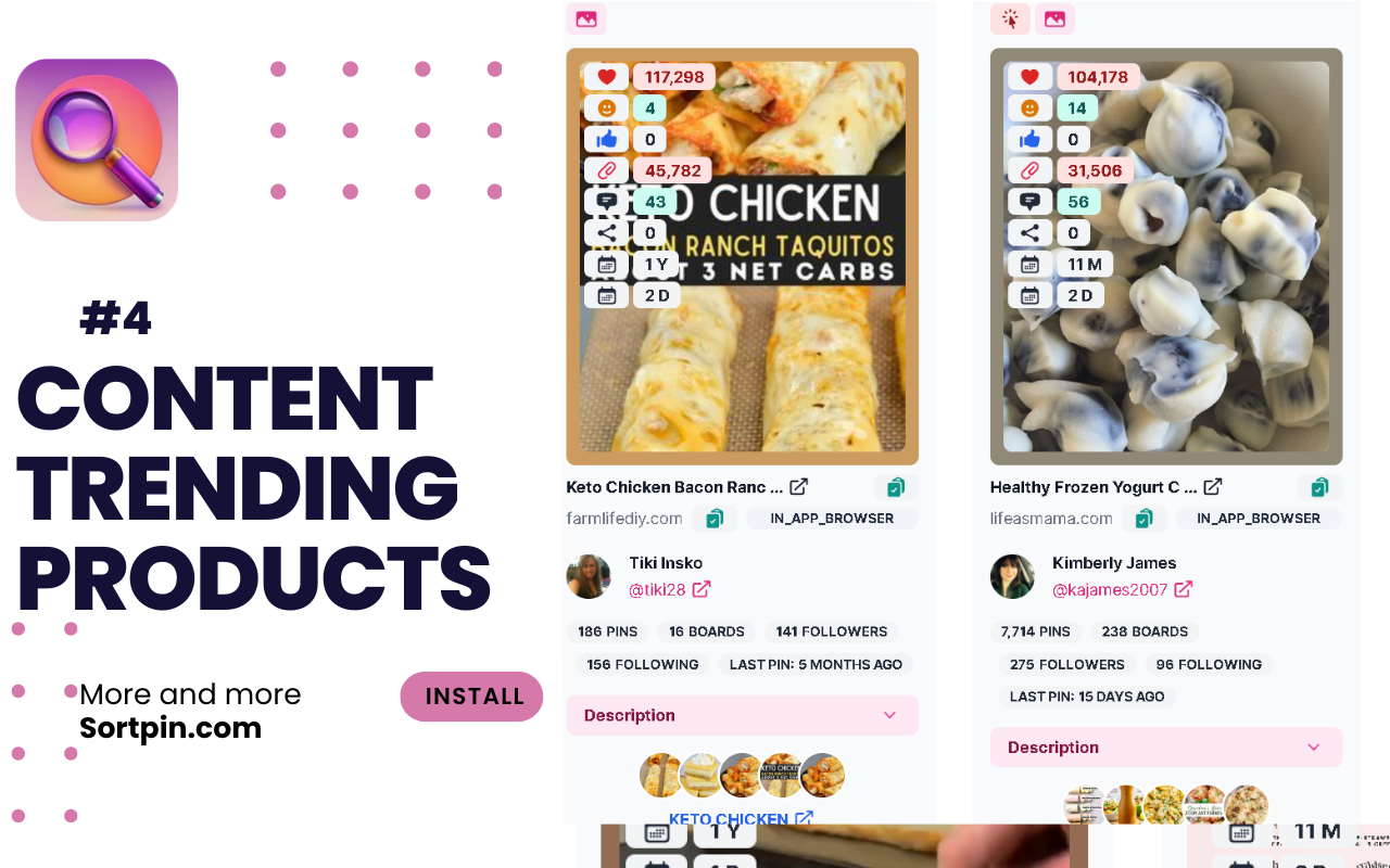 Pinterest sort extension - SortPin.com截图1
