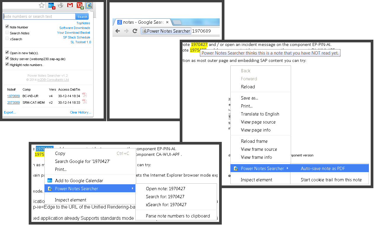 Power Notes Searcher for SAP截图1