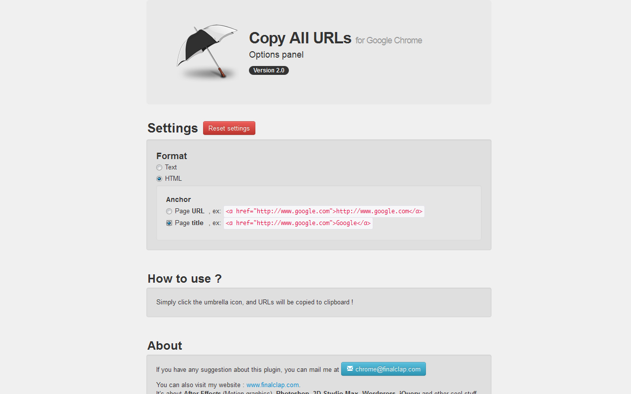 Copy All Urls截图2