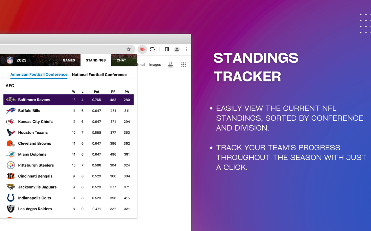 NFL实时中心：比分、数据和球迷聊天截图1