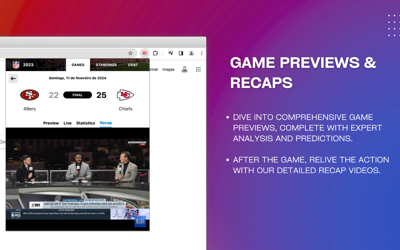 NFL实时中心：比分、数据和球迷聊天截图2