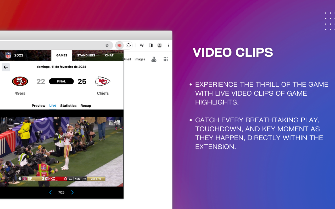 NFL实时中心：比分、数据和球迷聊天截图5