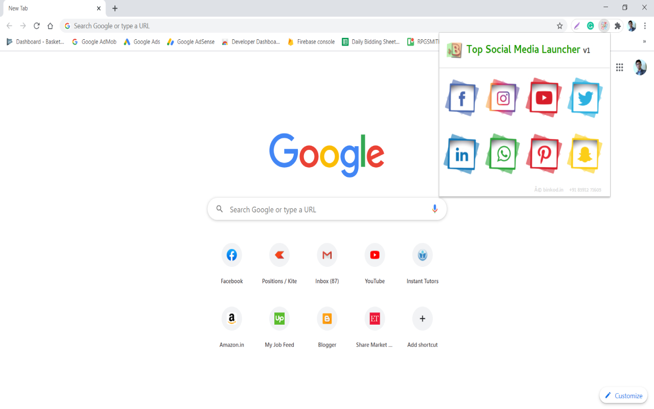 Top Social Media Launcher截图1