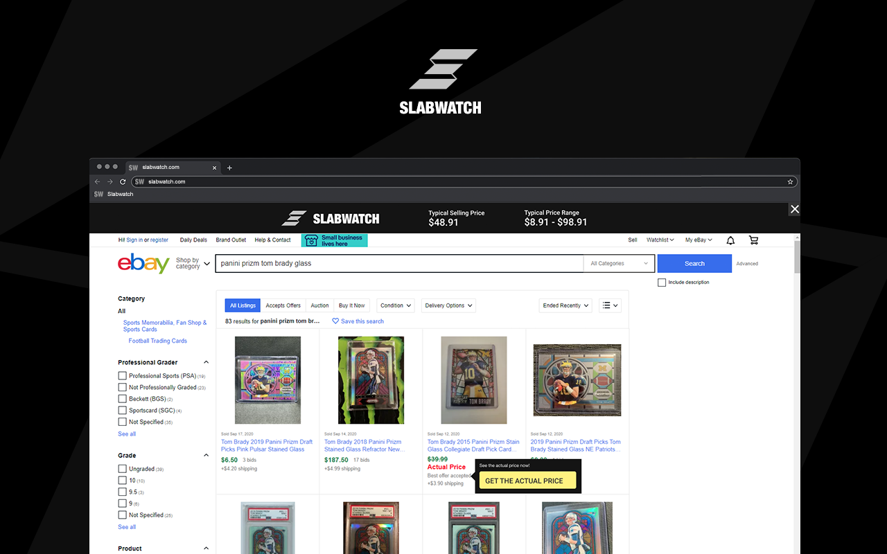 SlabWatch - Show eBay Best Offer Prices截图1
