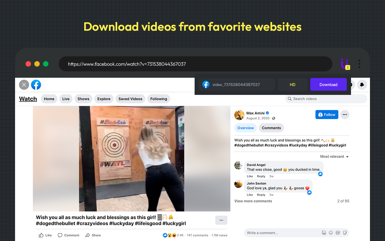 Video Downloader for U截图1