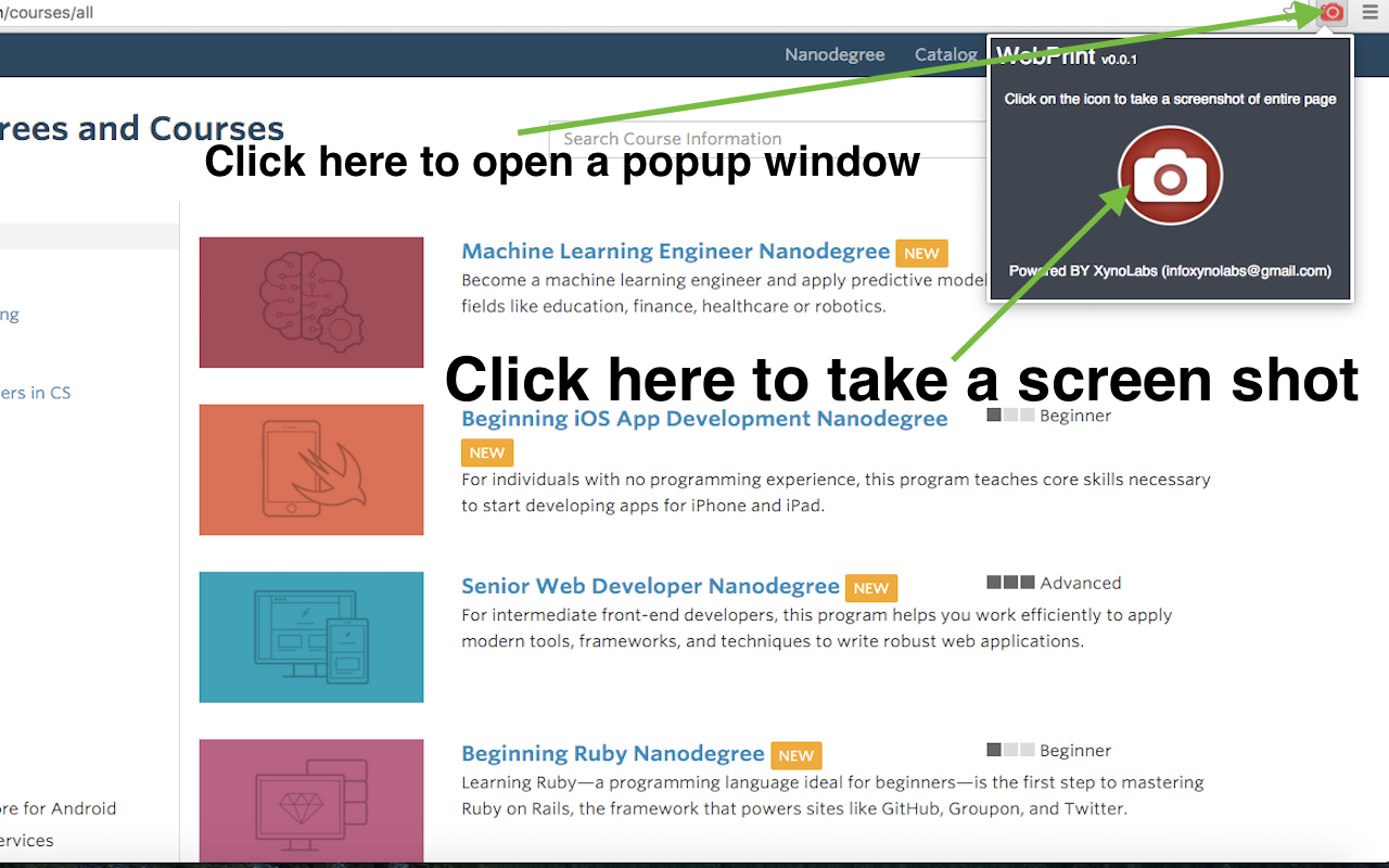 Web Screen Capture截图1