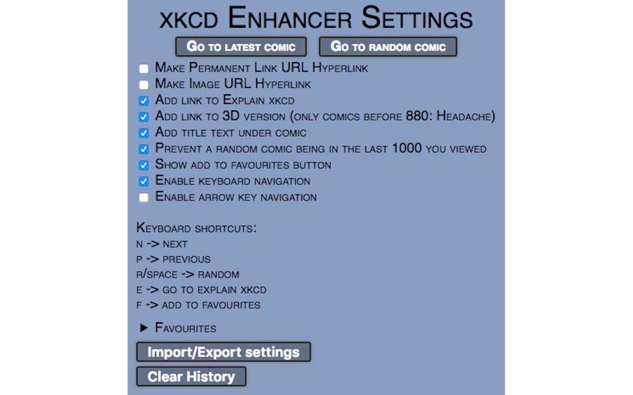 xkcd Enhancer截图1