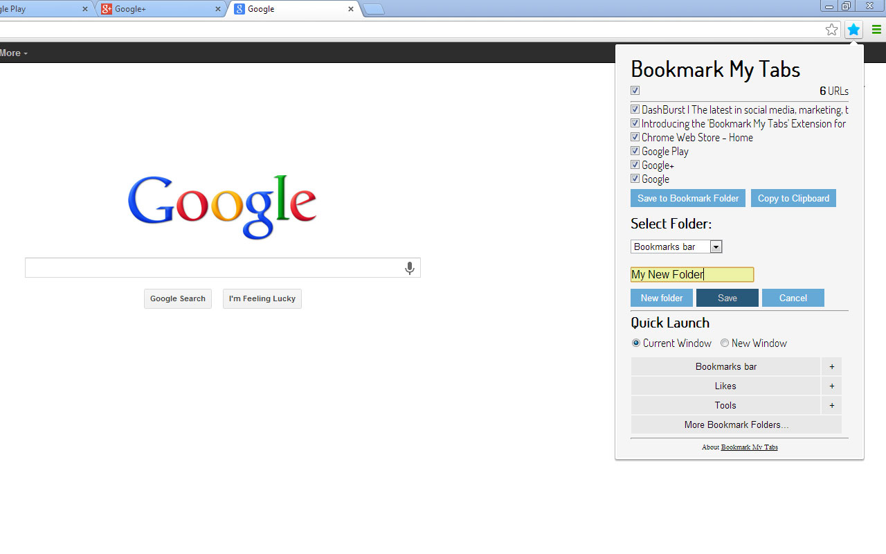 Bookmark My Tabs截图3