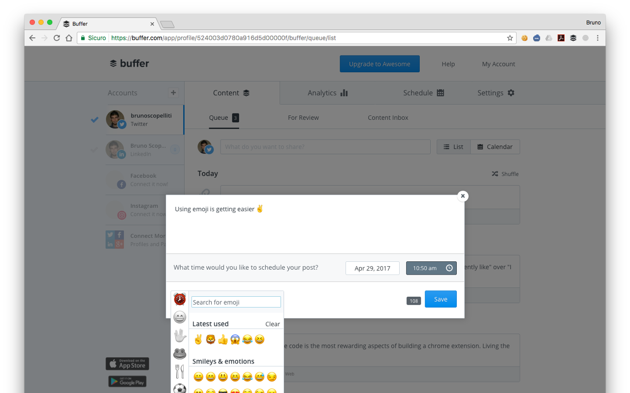Buffer Emoji Picker截图1
