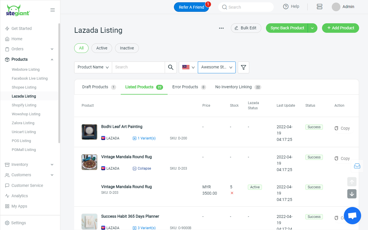 Listing Scraper截图1