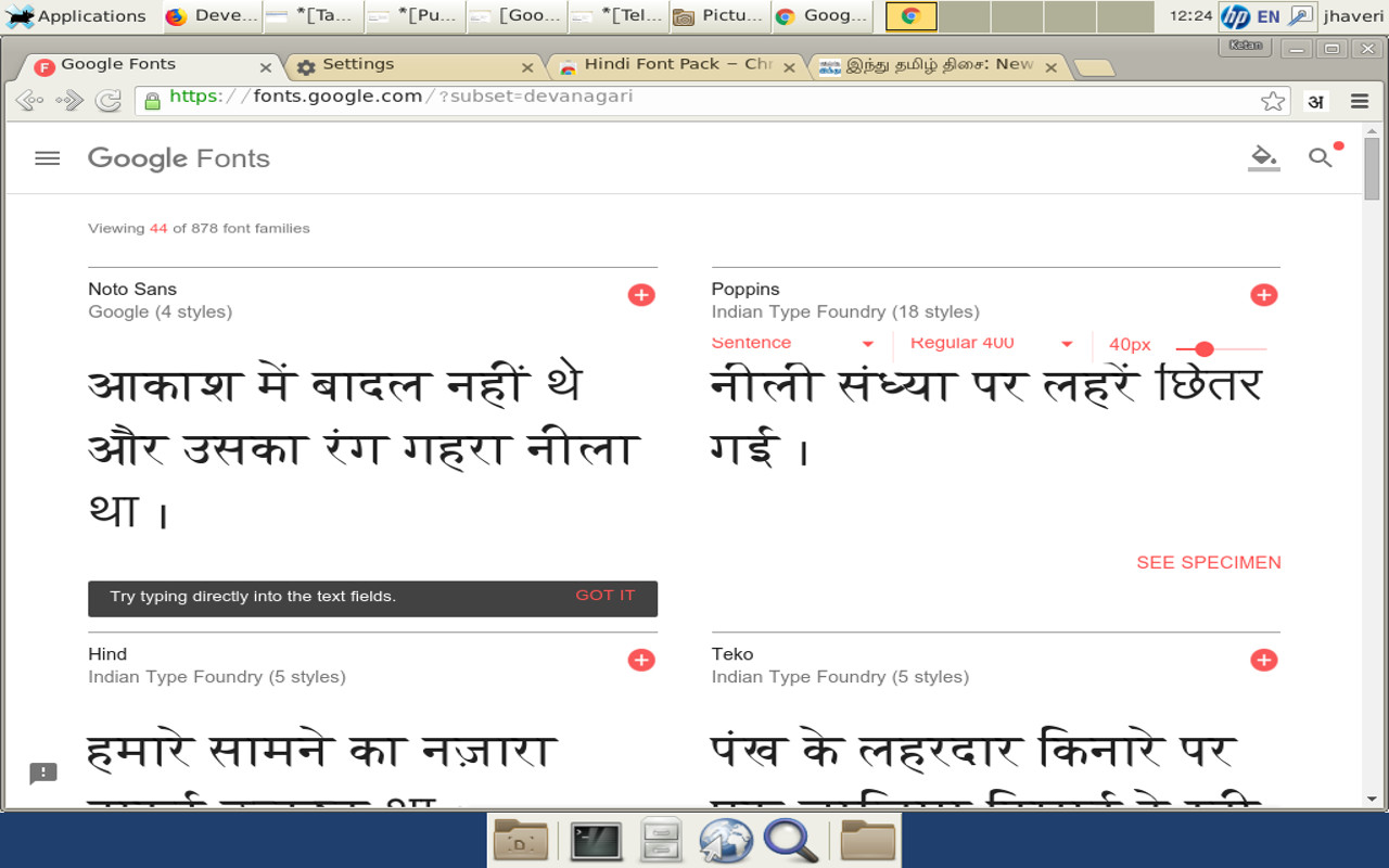 Hindi Font Pack截图1
