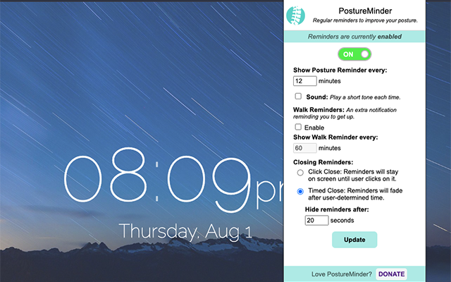 PostureMinder截图3