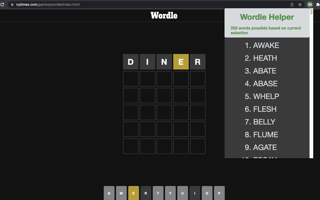 Wordle Helper截图1