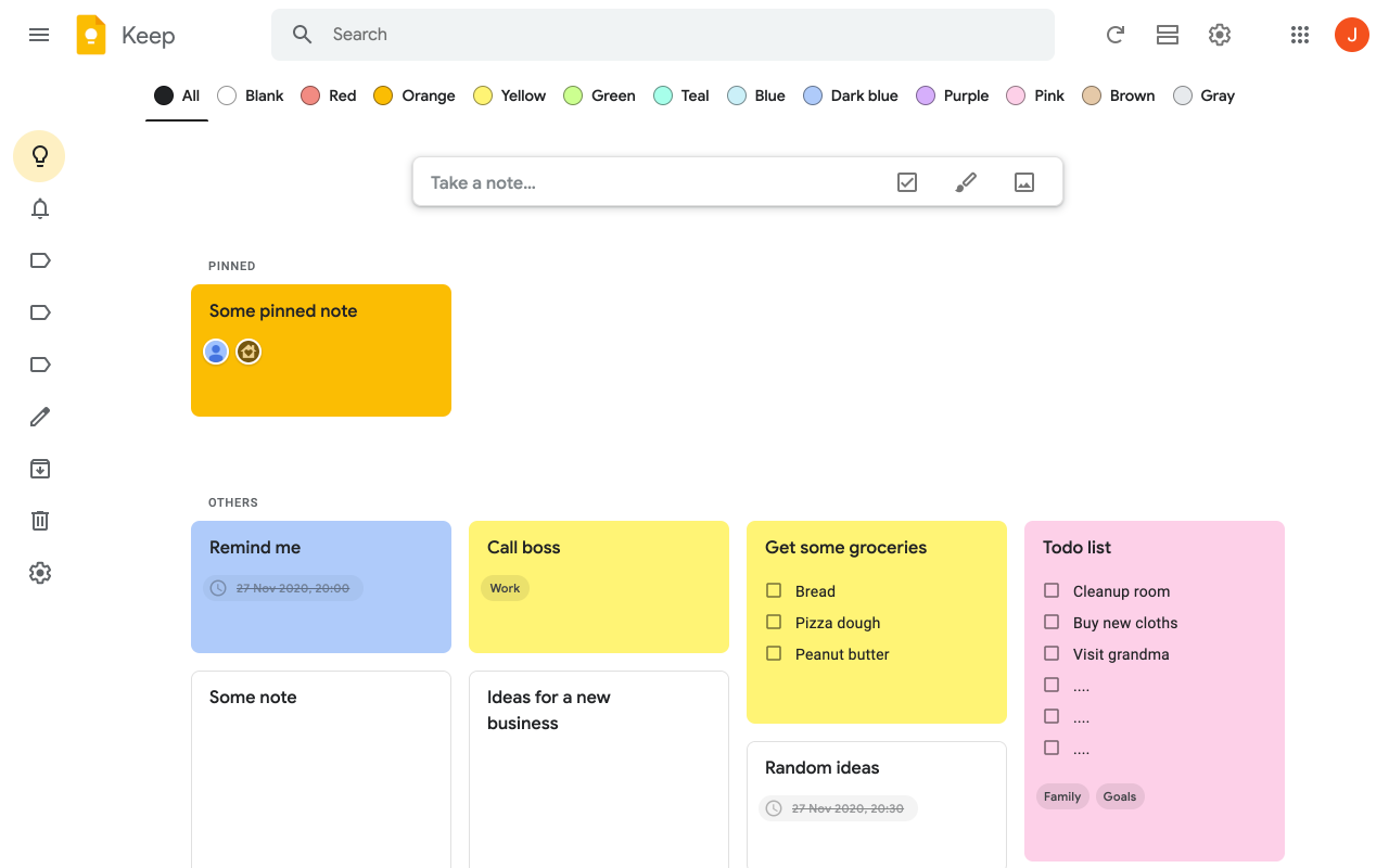 Category Tabs for Google Keep™截图3