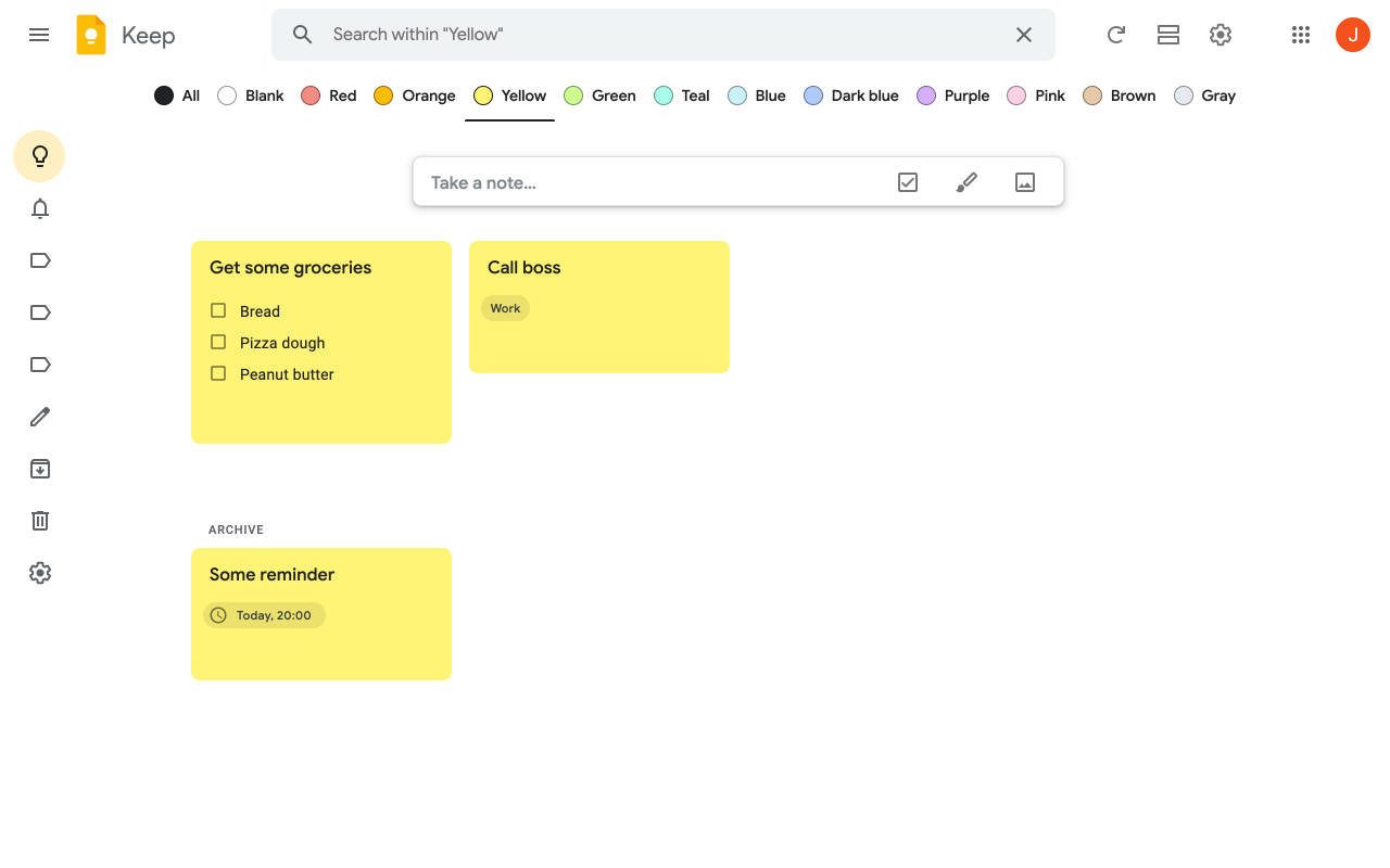 Category Tabs for Google Keep™截图4