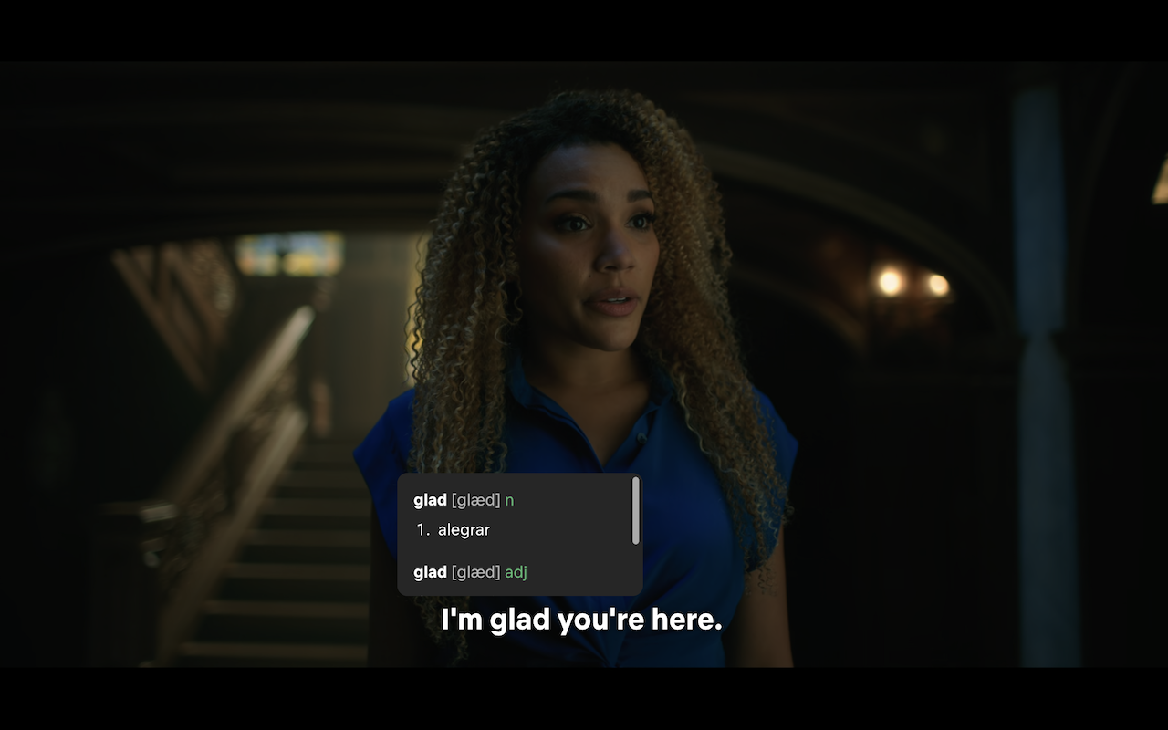 Spotlight Lingo 🌎. Translate Subtitles: Youtube, Netflix, Amazon Prime截图2