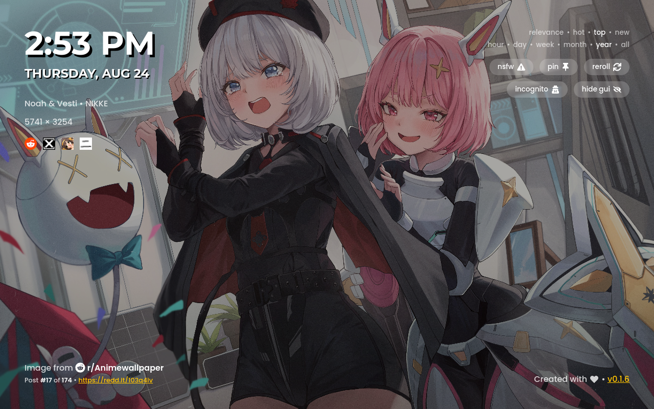 Atarashii (New) Tab Page截图2