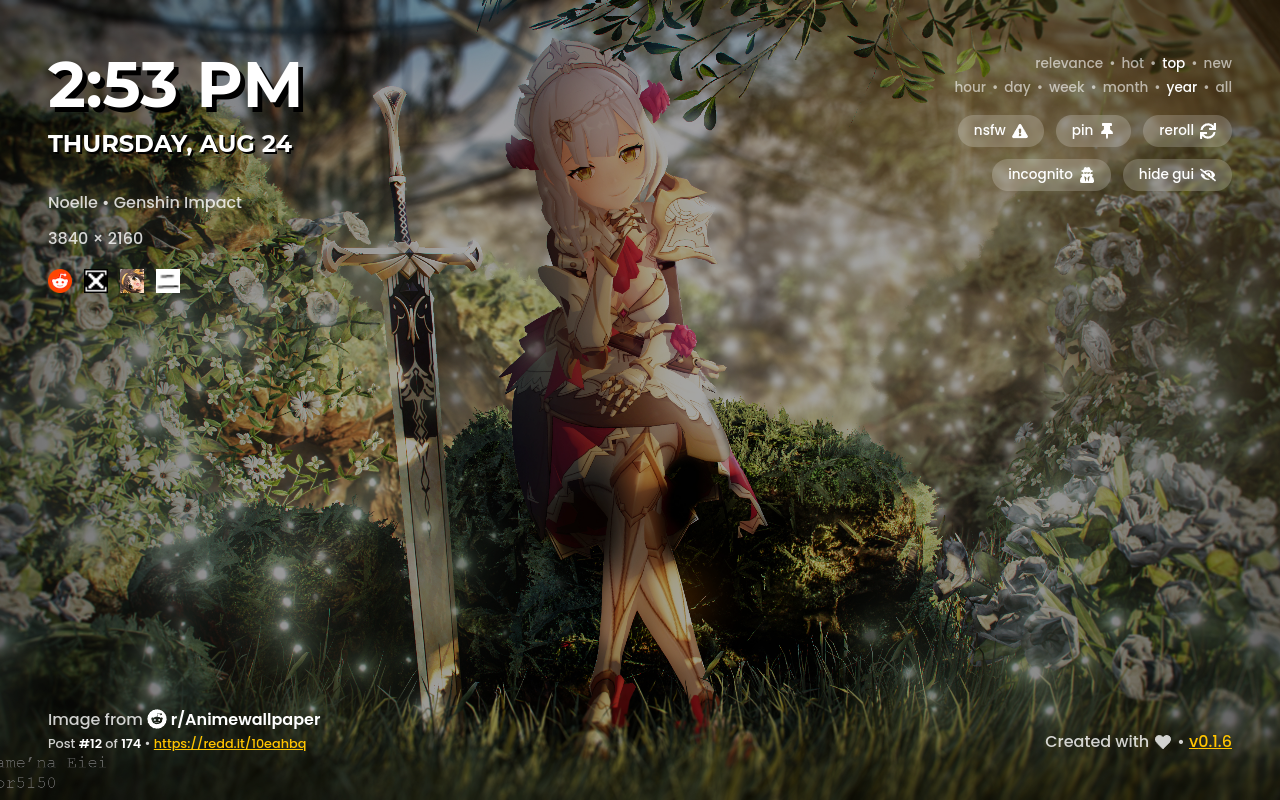 Atarashii (New) Tab Page截图3