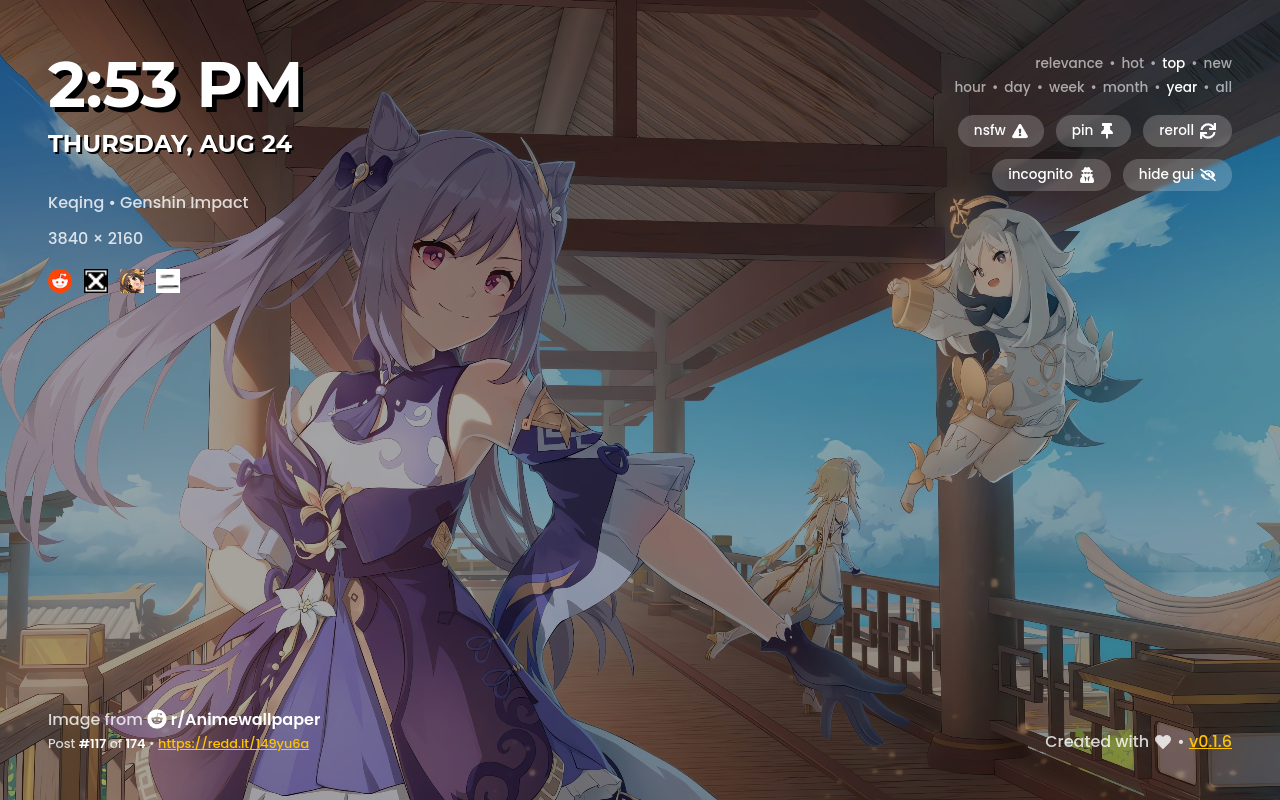 Atarashii (New) Tab Page截图5