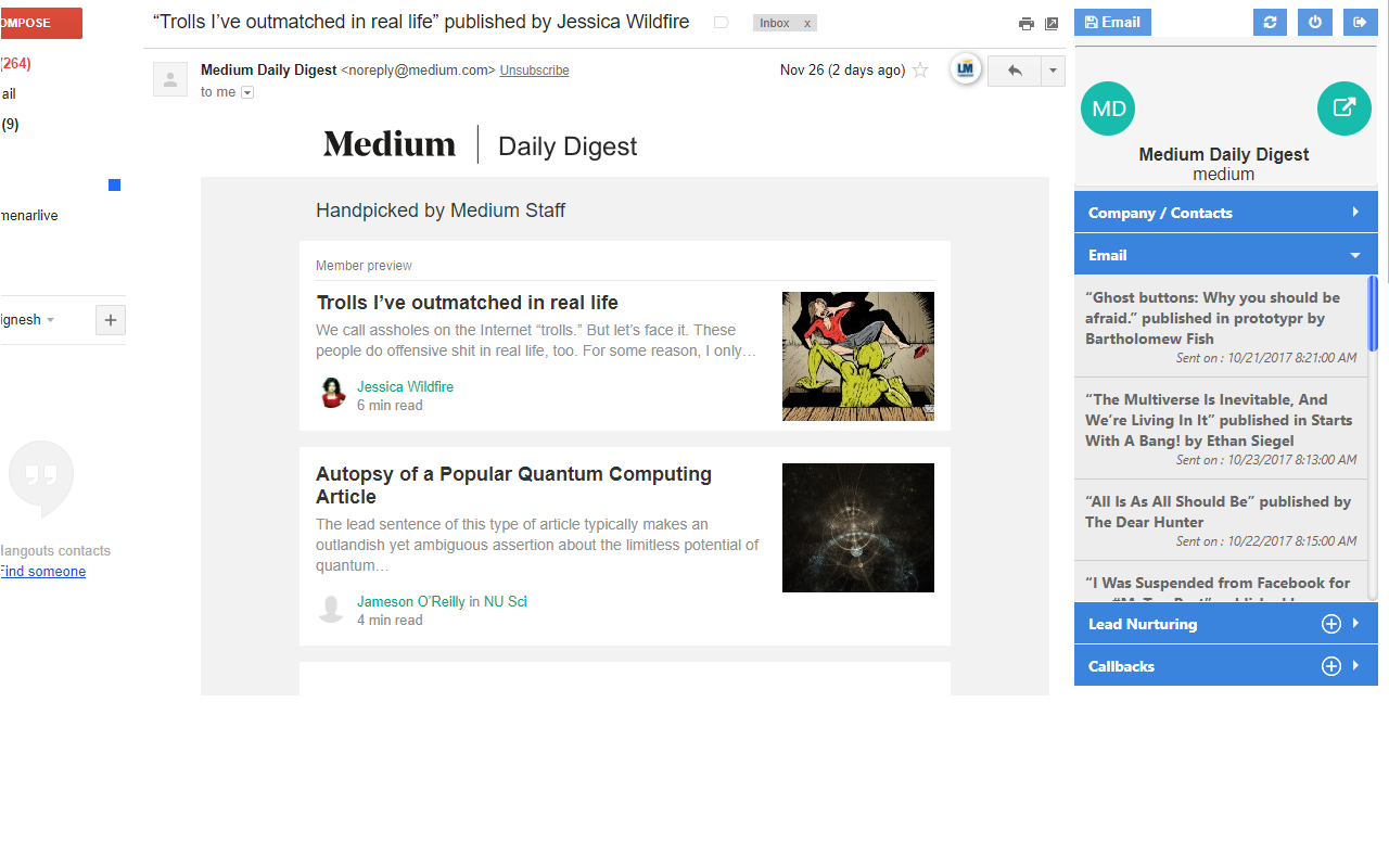 LeadMaster CRM for Gmail截图1