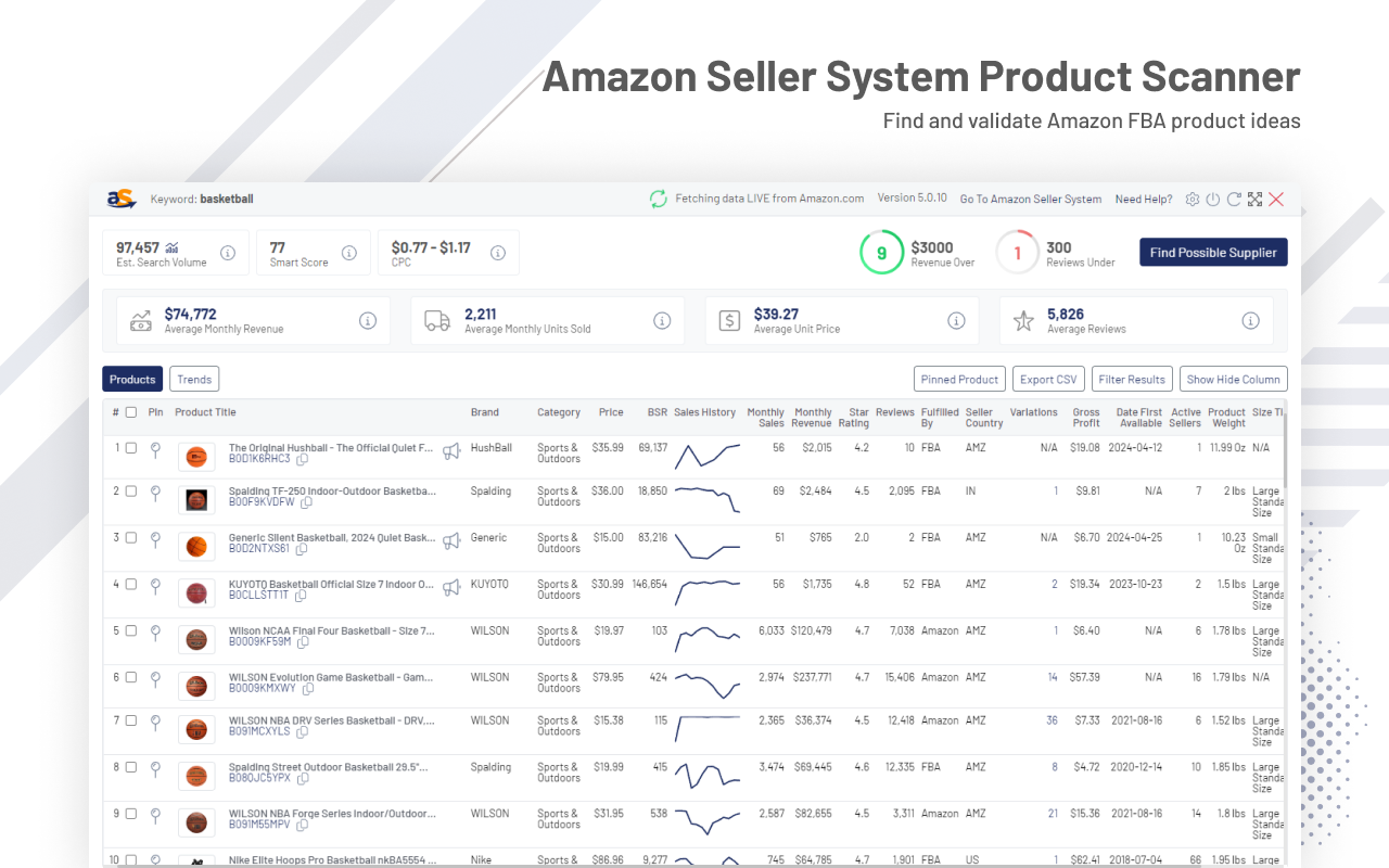 Amazon Seller System Product Scanner截图2