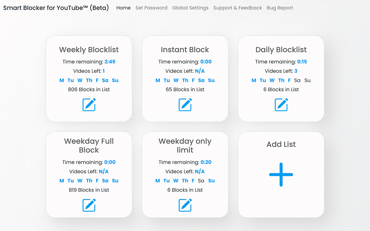 Smart YouTube Blocker (Beta)截图2
