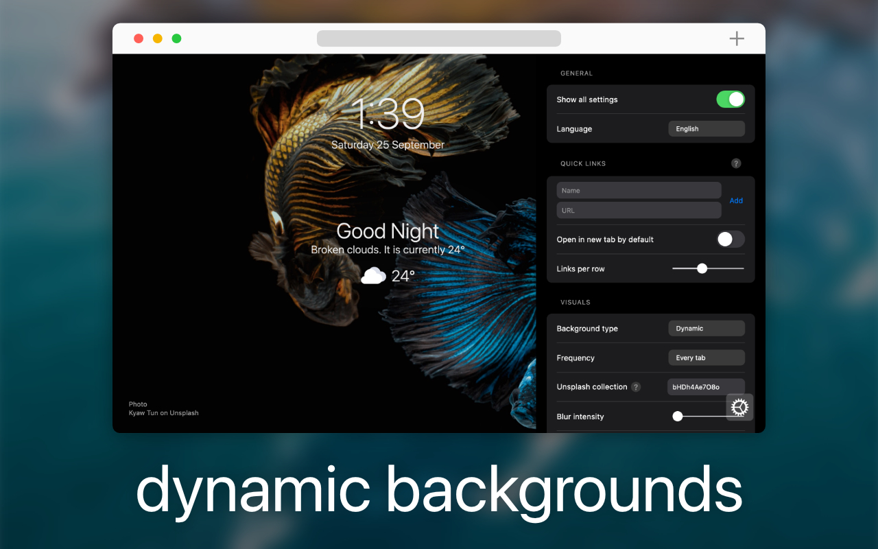Bonjourr · Minimalist Startpage截图2