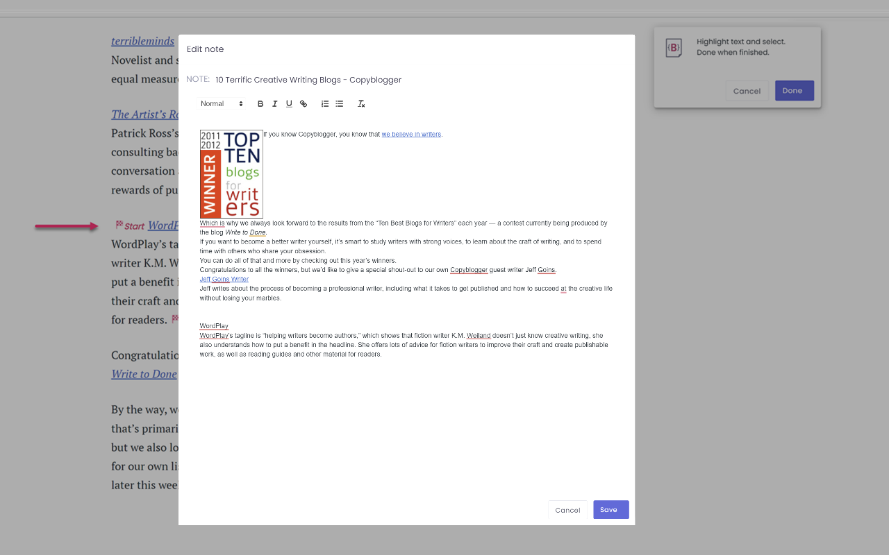 Blogely content marketing software截图2