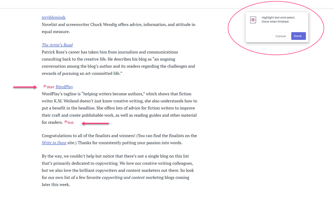 Blogely content marketing software截图4