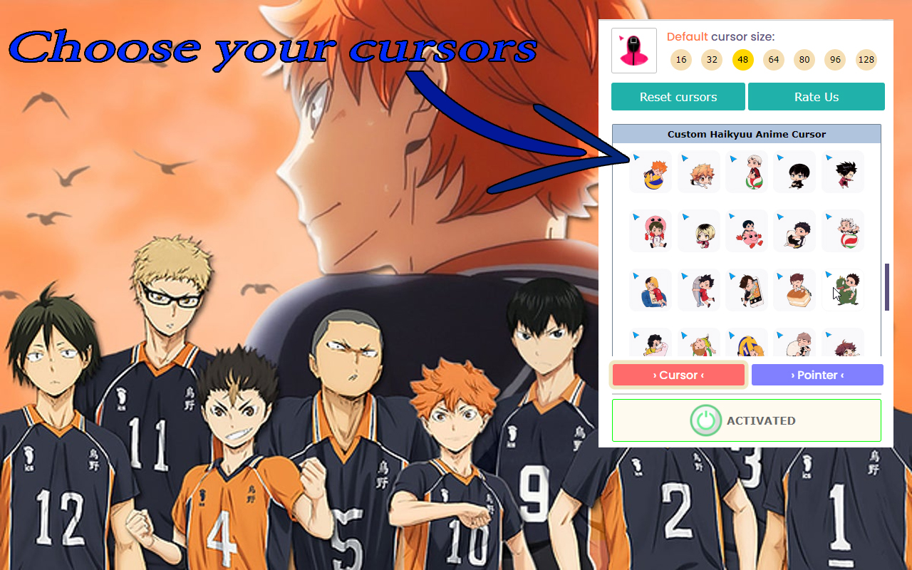 Top Anime pack Cursors截图2