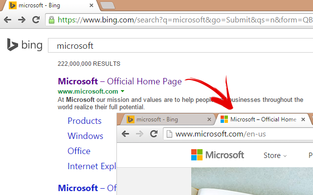 Opens external links in a new tab截图2
