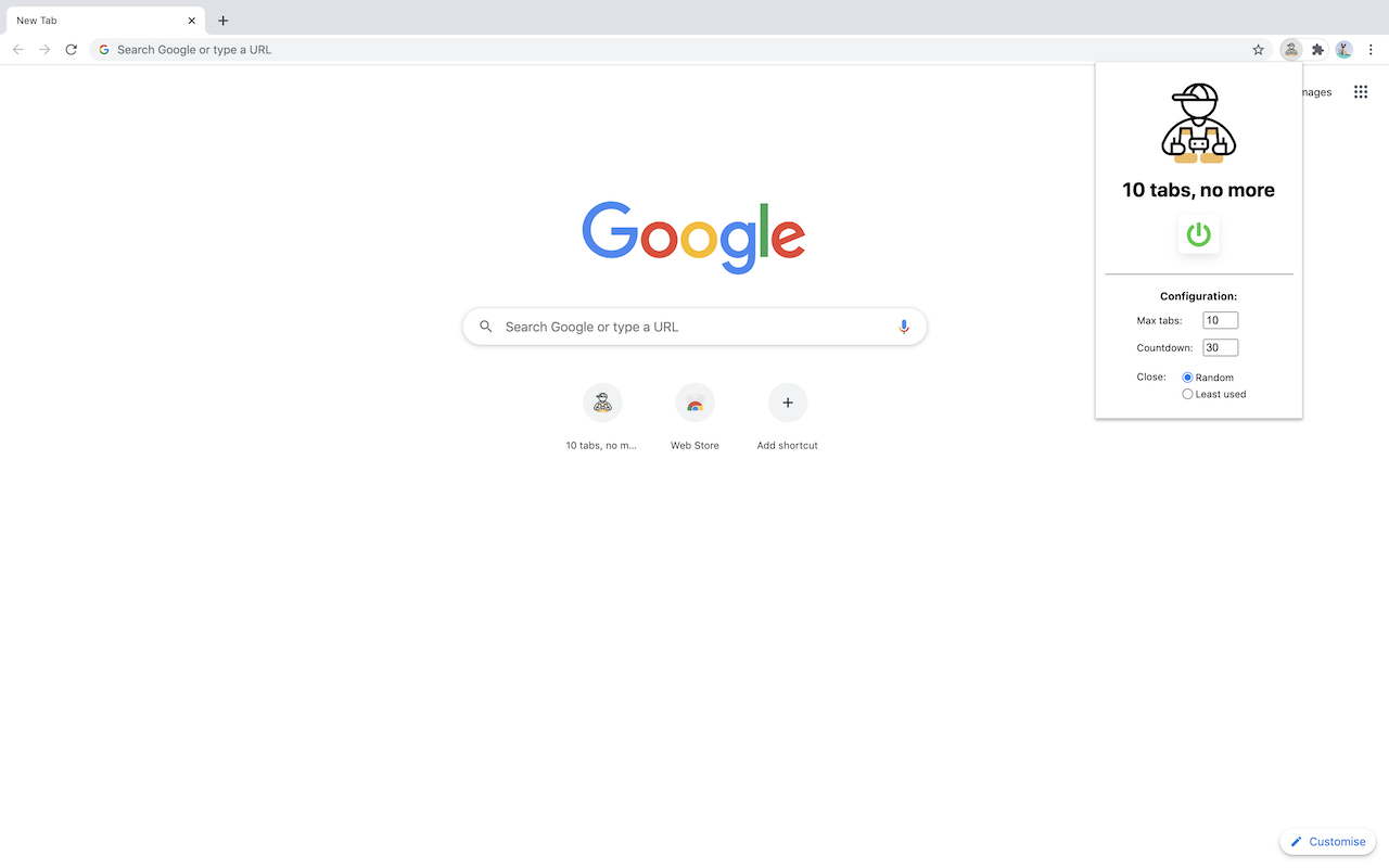 10 tabs, no more截图1